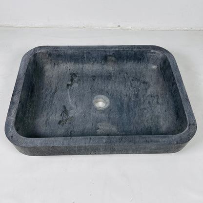 Rounded Rectangle Sink - Matte Black