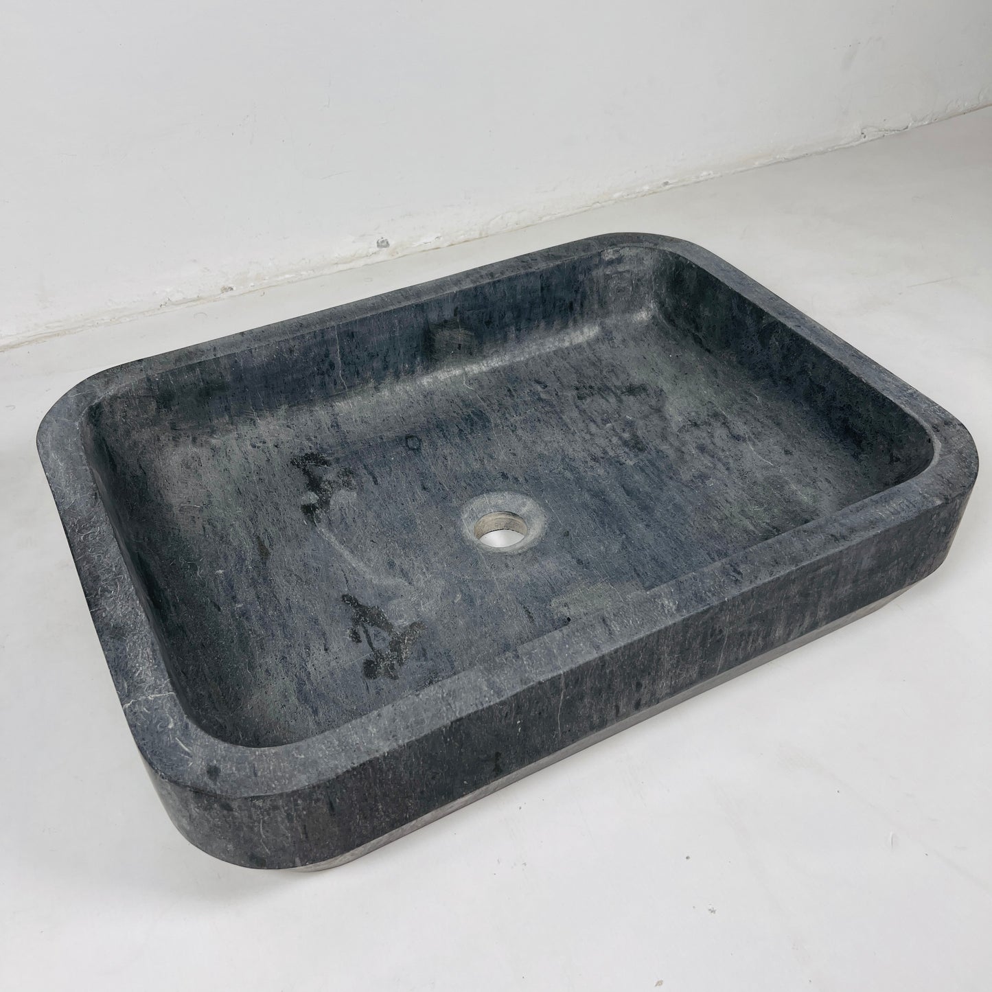 Rounded Rectangle Sink - Matte Black