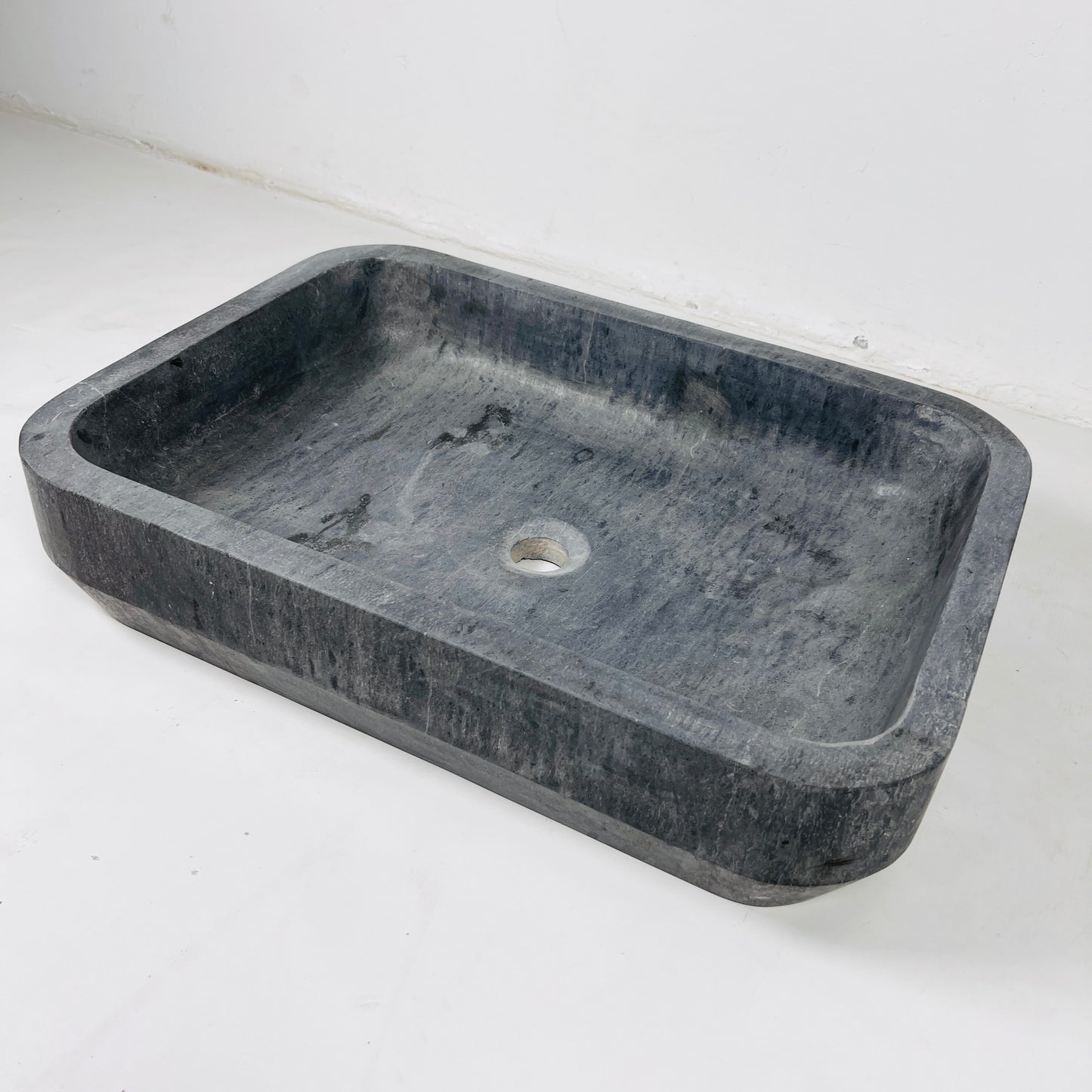 Rounded Rectangle Sink - Matte Black