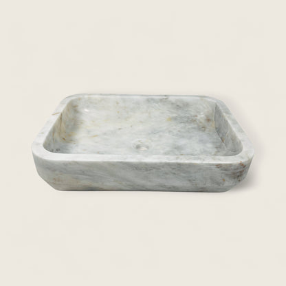 Rounded Rectangle Sink - Cheetah White