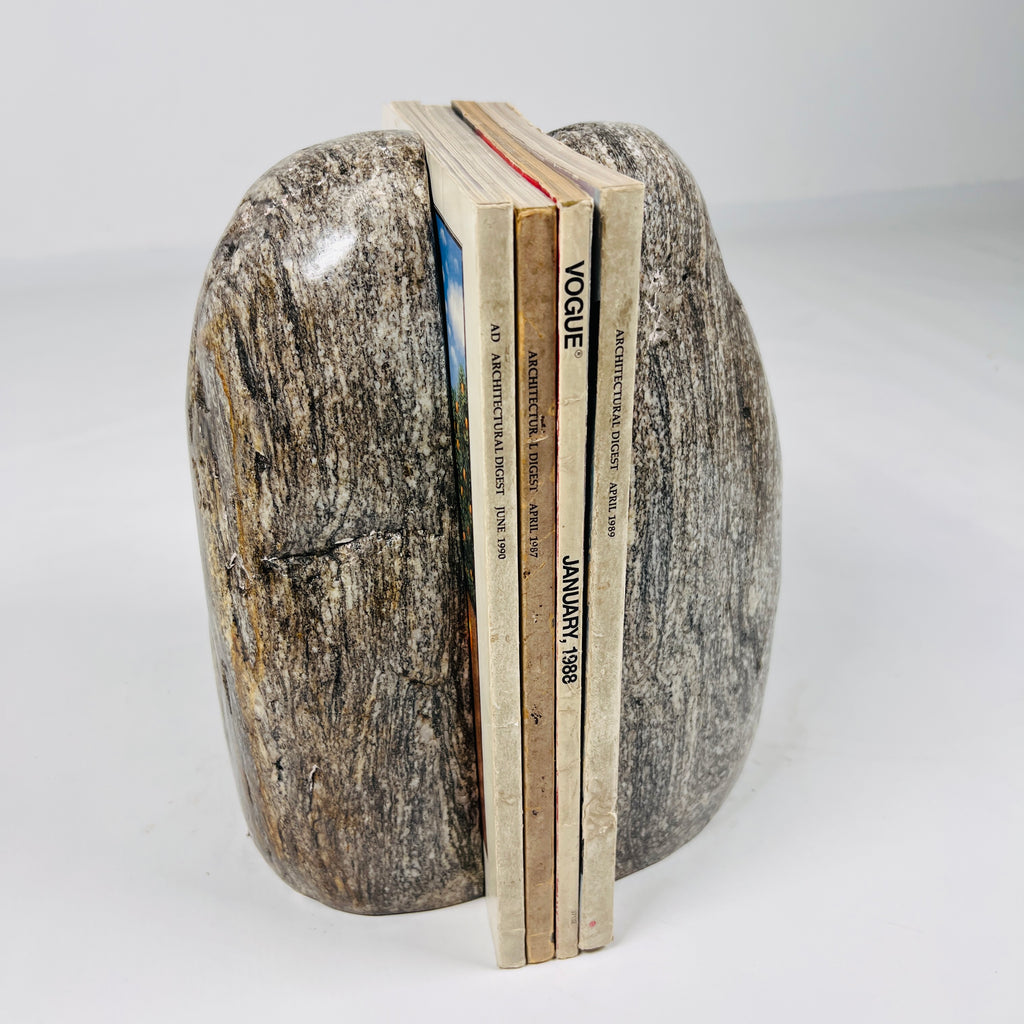 Brown Riverstone Bookend