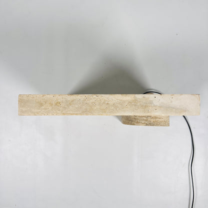 Eclipse Table Lamp - Travertine