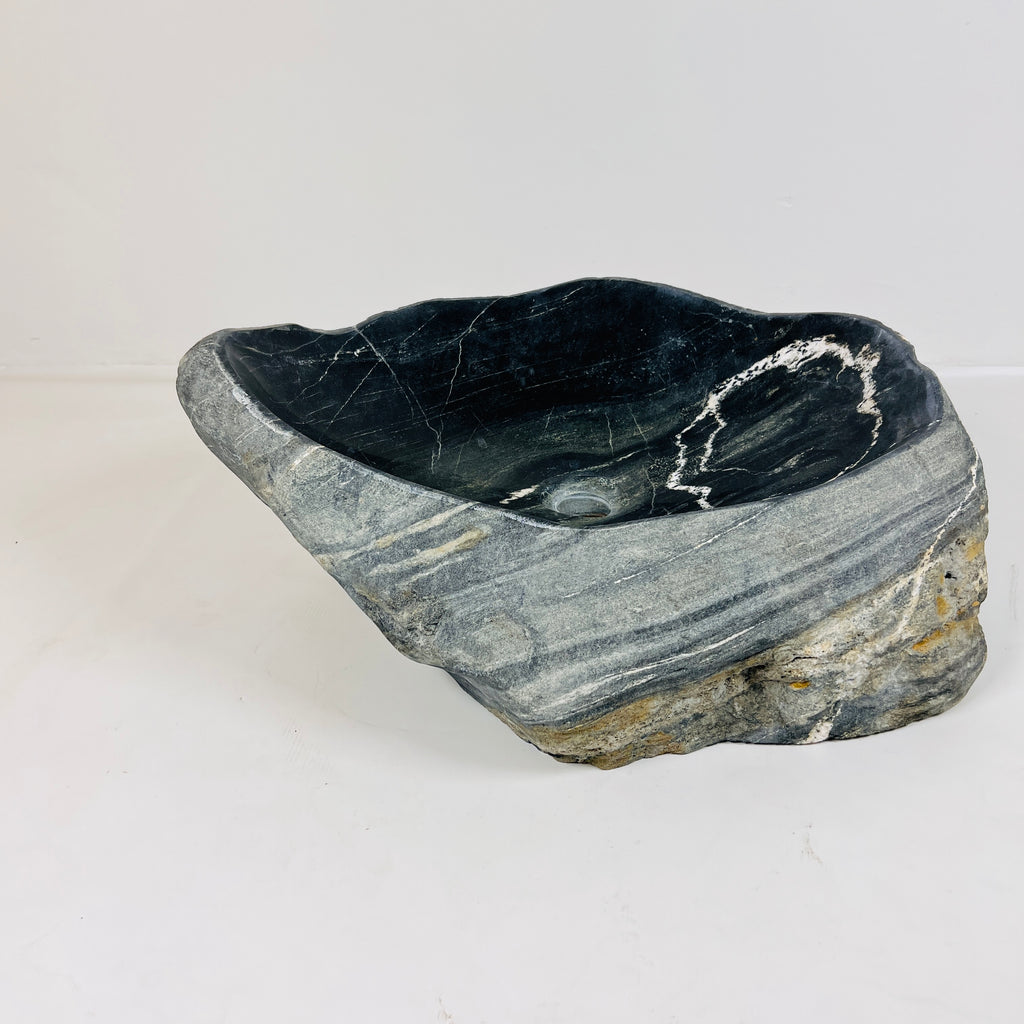 Moonlit Current River Stone Sink