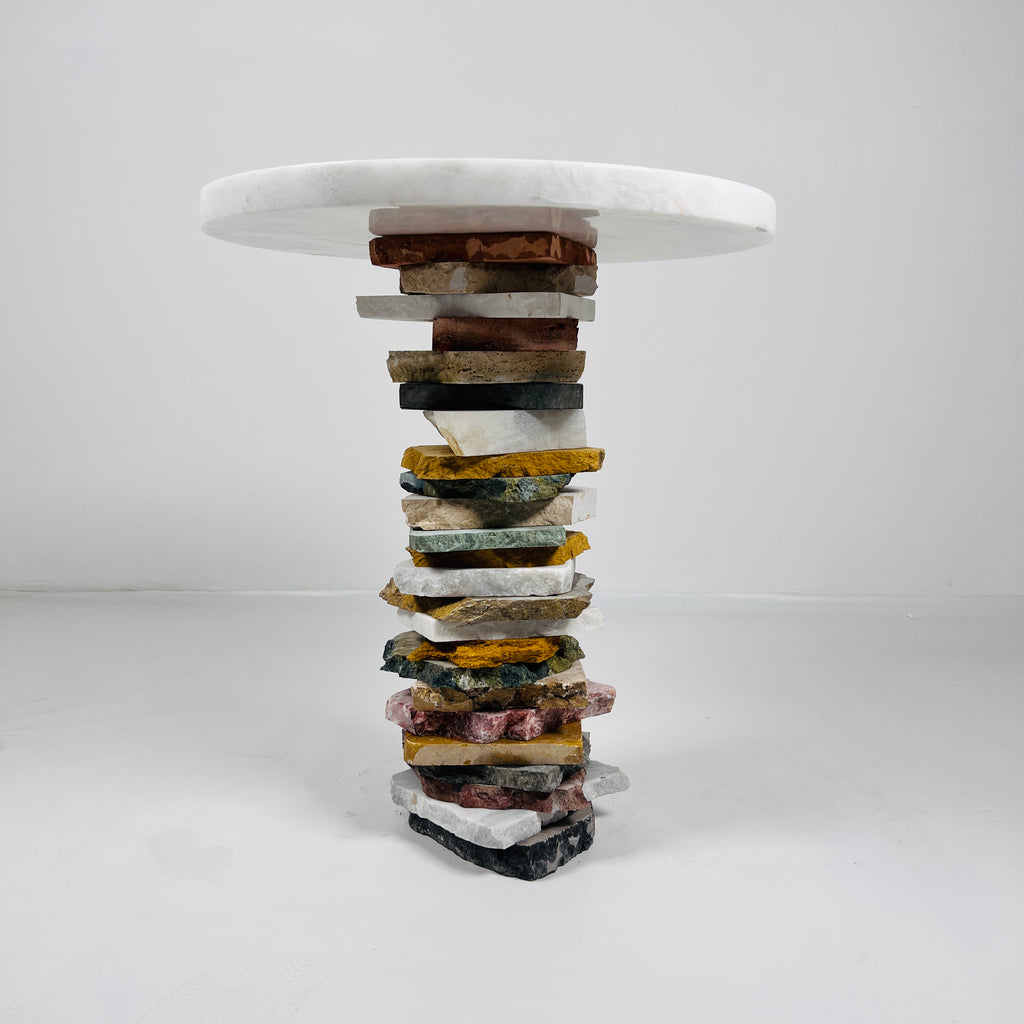 Multi-Layered Marble Table