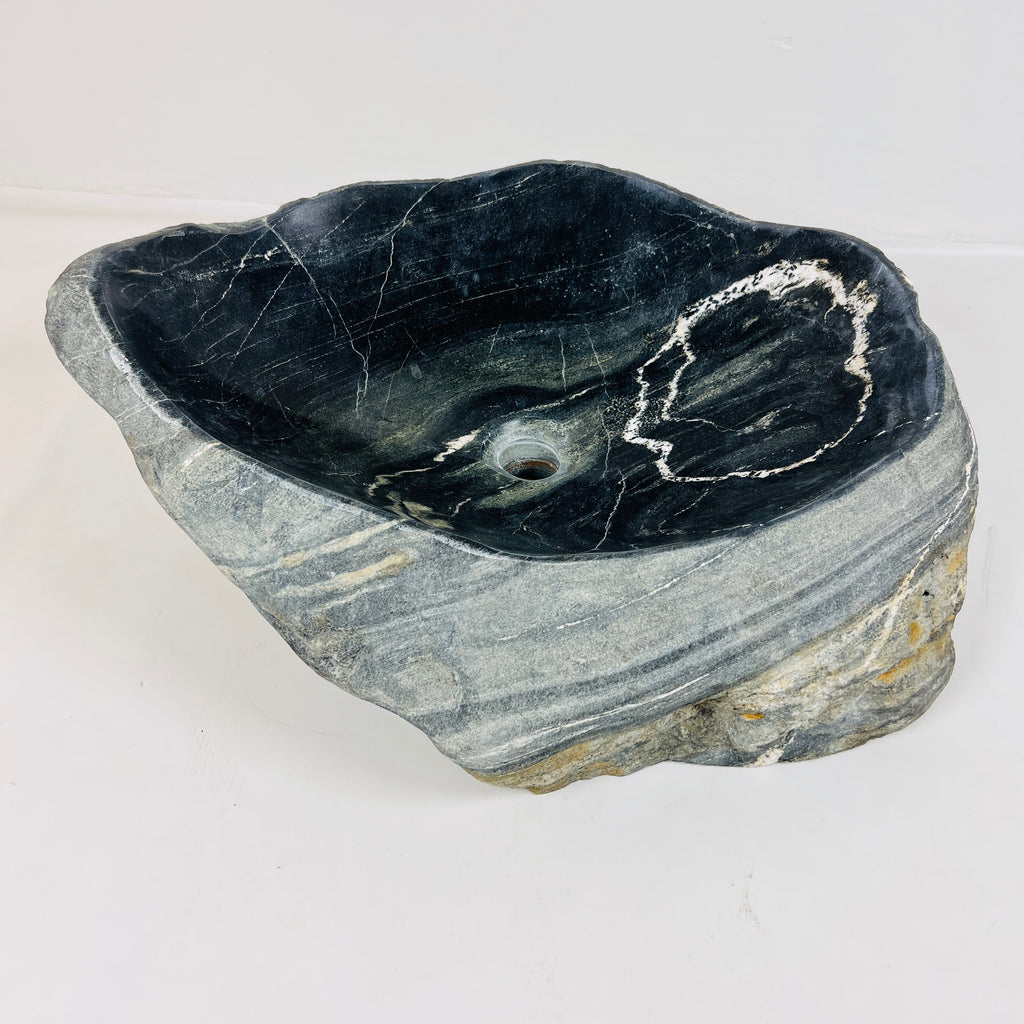 Moonlit Current River Stone Sink