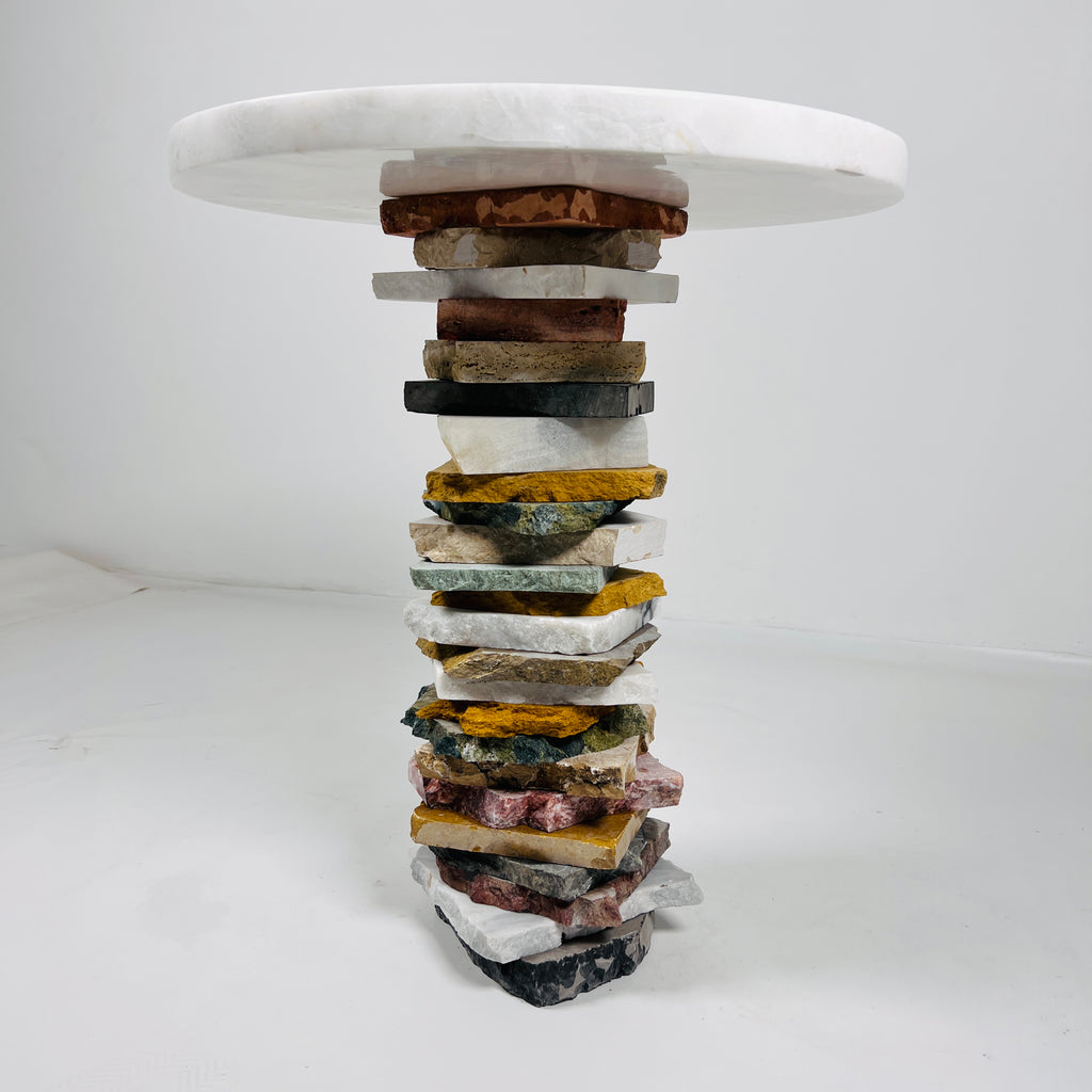 Multi-Layered Marble Table