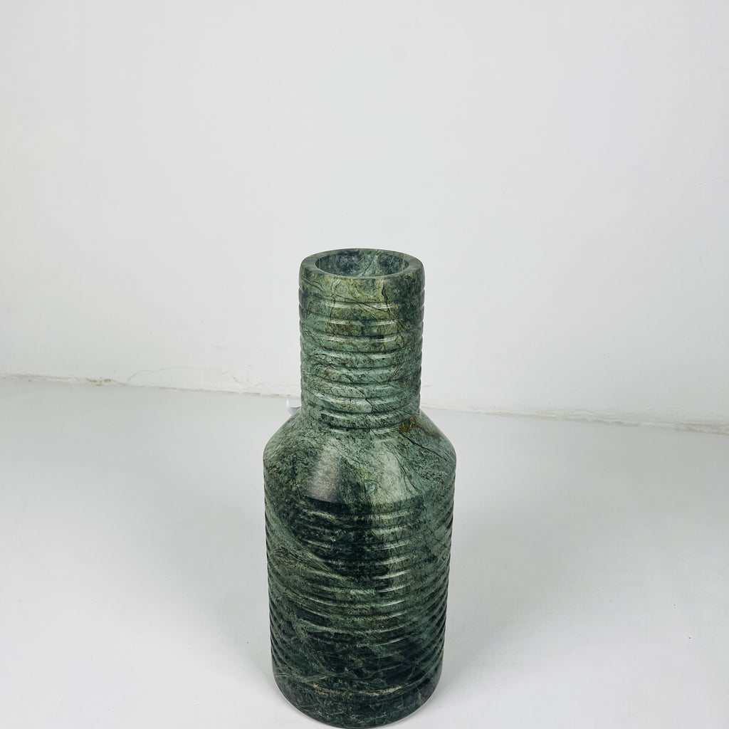 Strata Jungle Green Vase