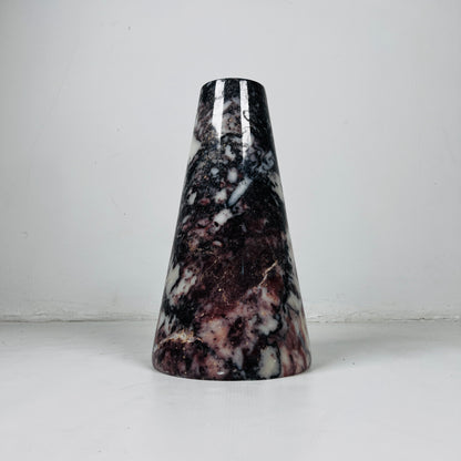 Funnel Vase - Red & White