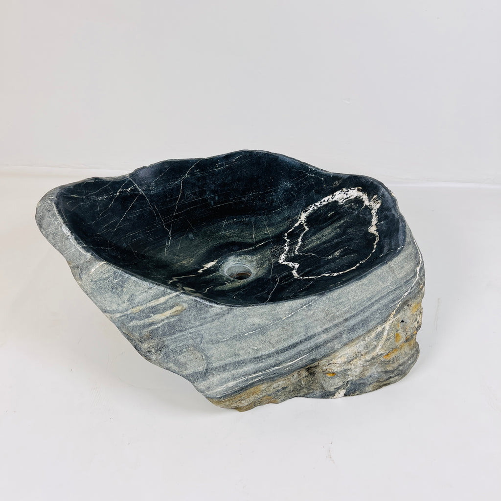 Moonlit Current River Stone Sink