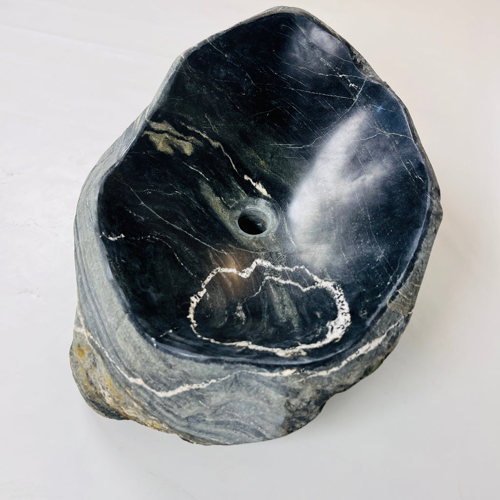 Moonlit Current River Stone Sink