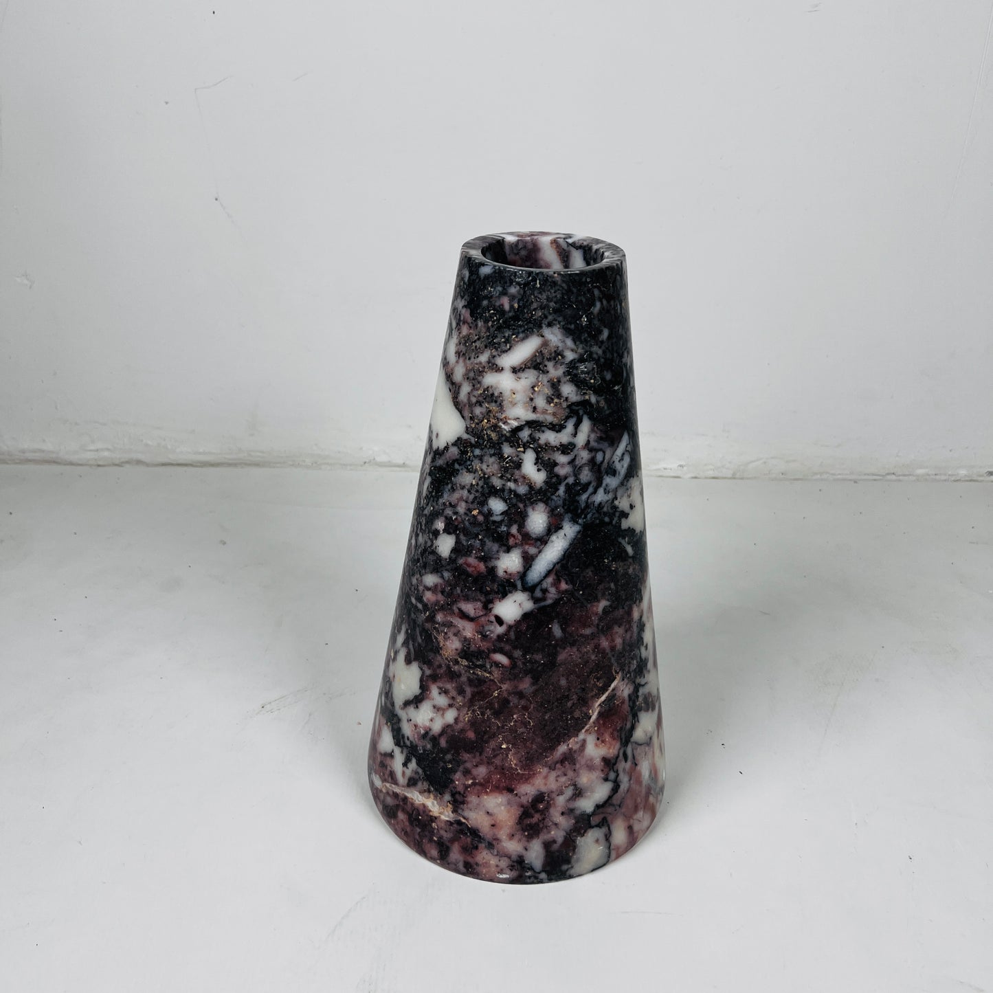Funnel Vase - Red & White