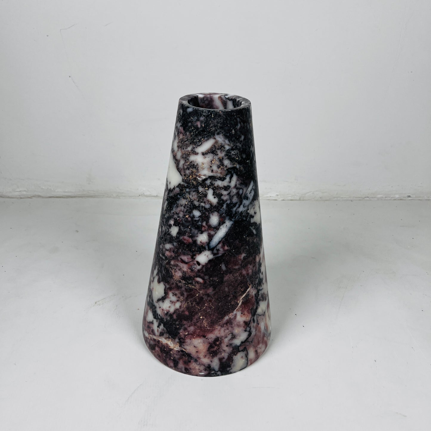 Funnel Vase - Red & White
