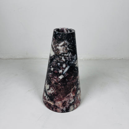 Funnel Vase - Red & White