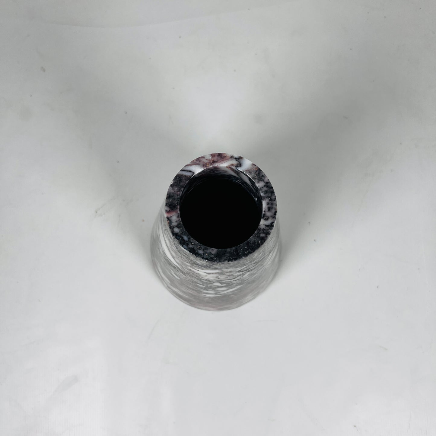 Funnel Vase - Red & White