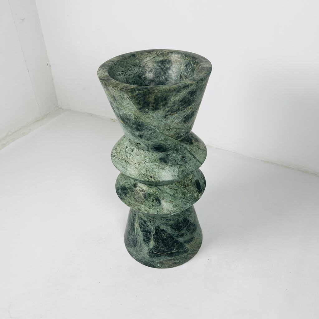 Cascade Jungle Green Vase