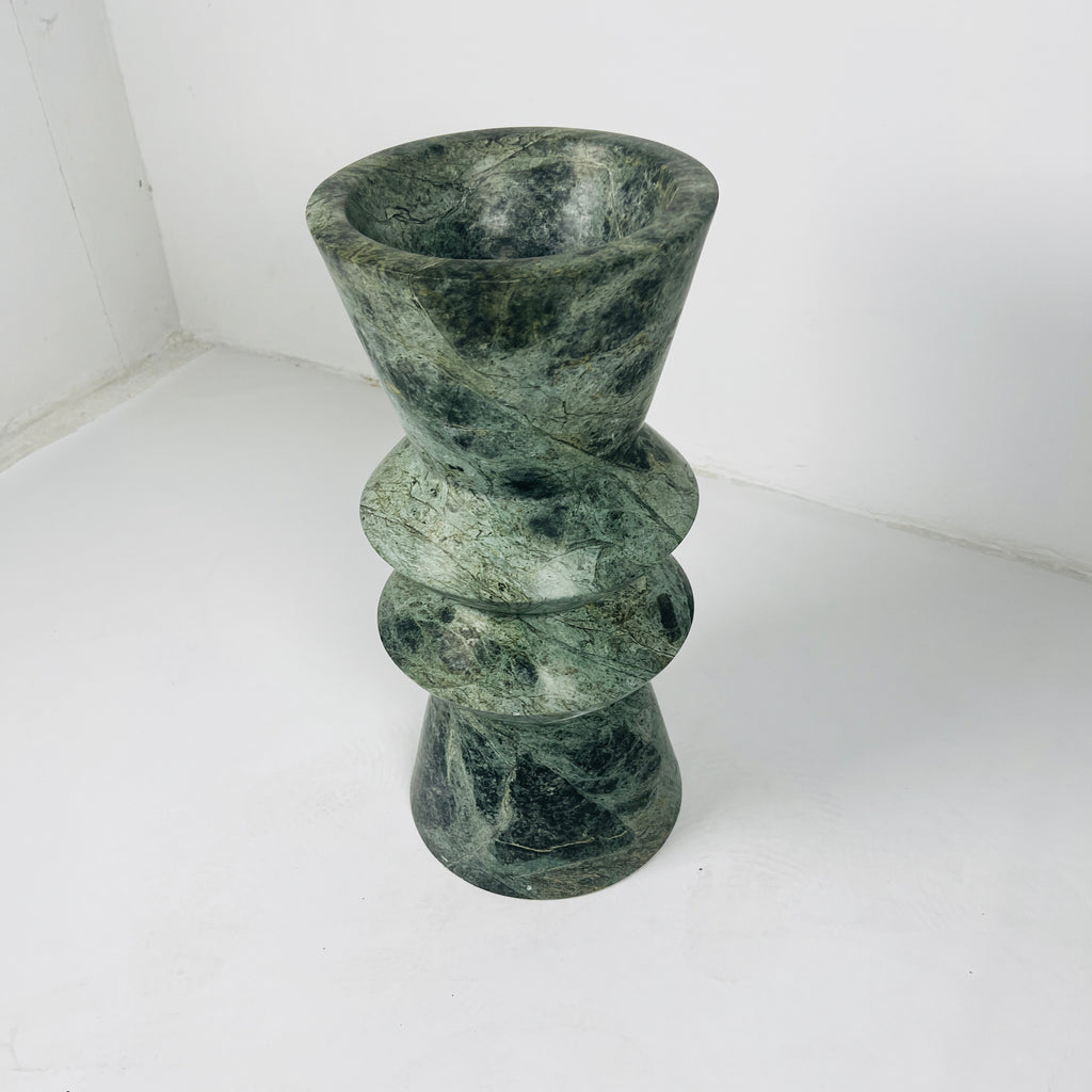 Cascade Jungle Green Vase