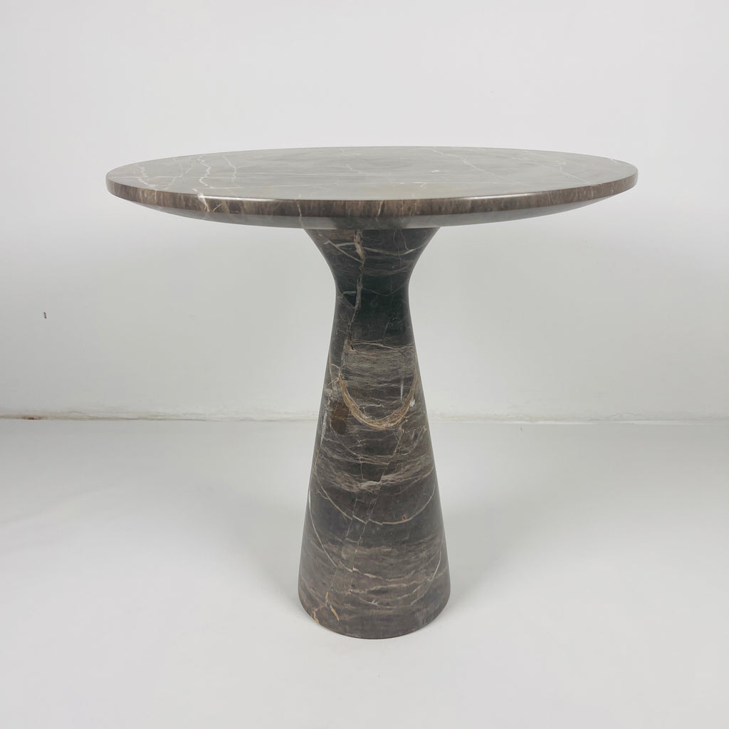 Brown Streaked Side Table