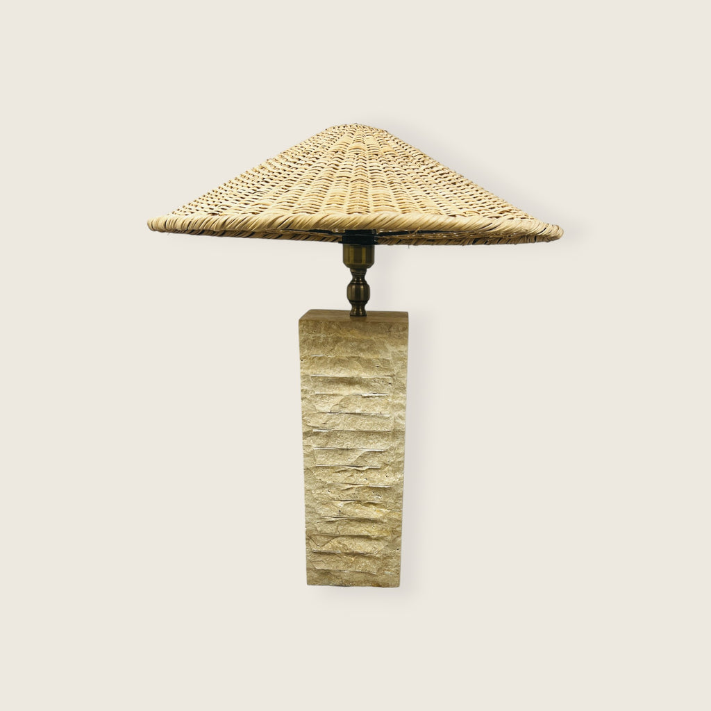 Travertine Elysian Lamp