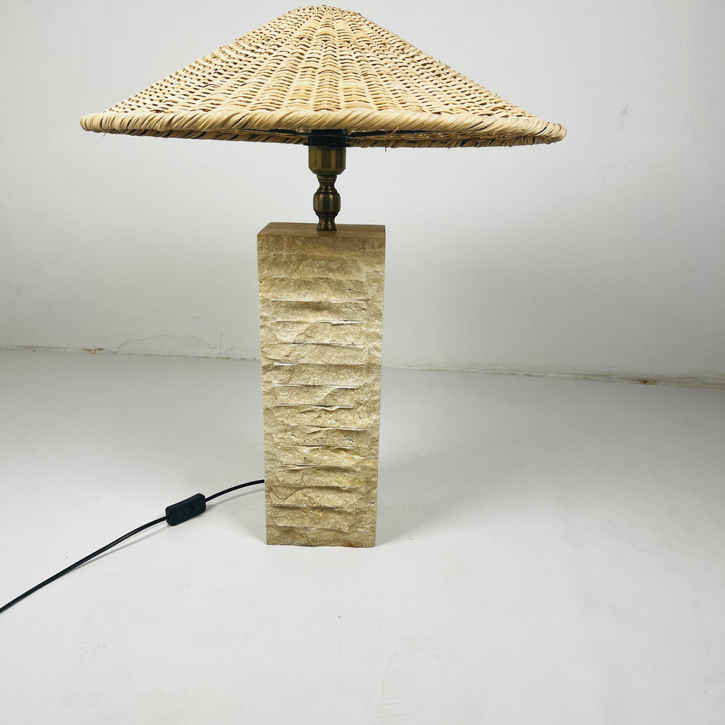 Travertine Elysian Lamp