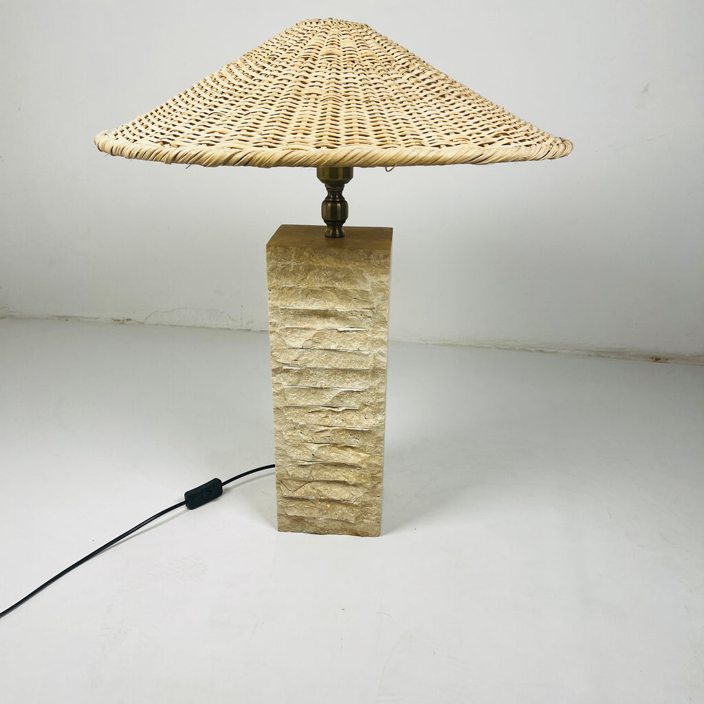 Travertine Elysian Lamp