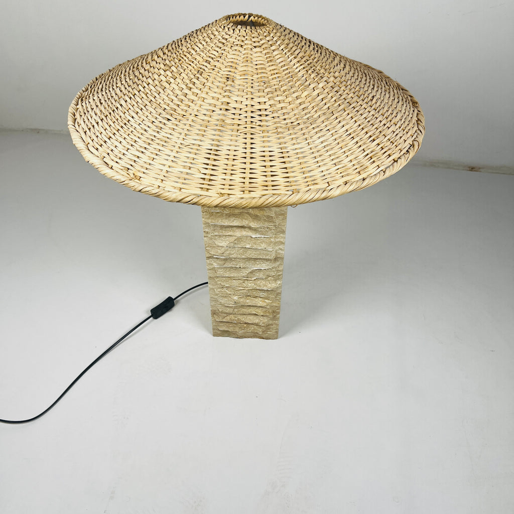 Travertine Elysian Lamp