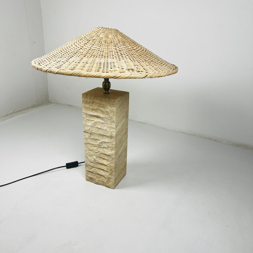 Travertine Elysian Lamp