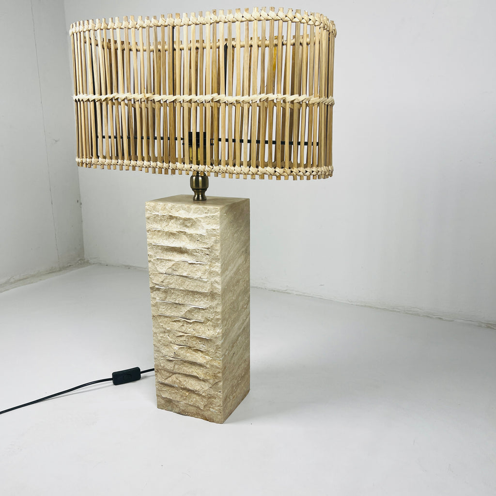 Travertine Elysian Lamp