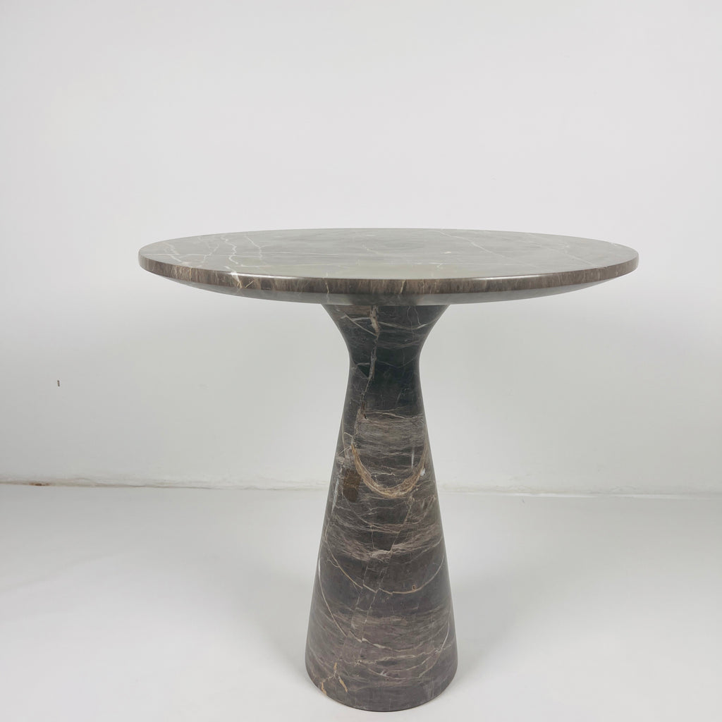 Brown Streaked Side Table