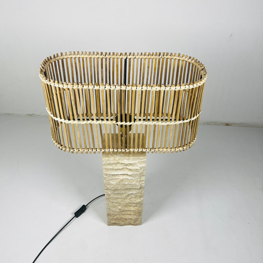 Travertine Elysian Lamp