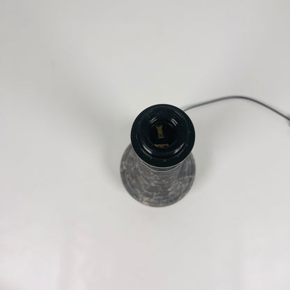 Bulged Striated Lamp - Black