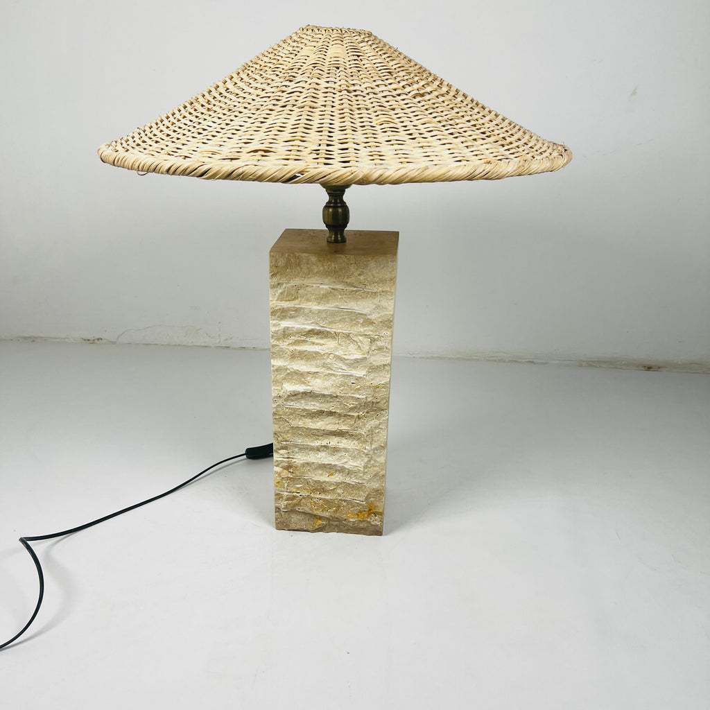 Travertine Elysian Lamp