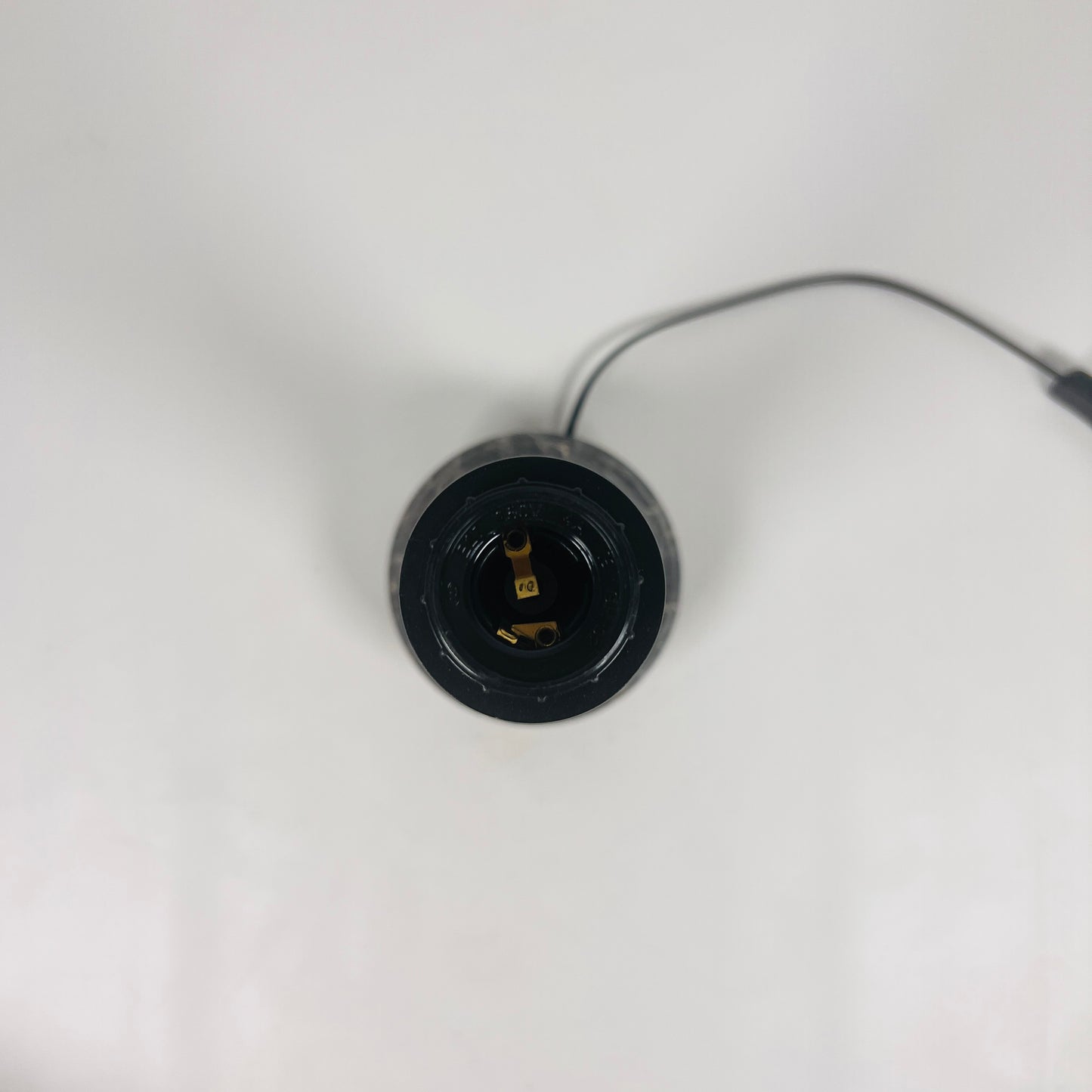 Bulged Striated Lamp - Black