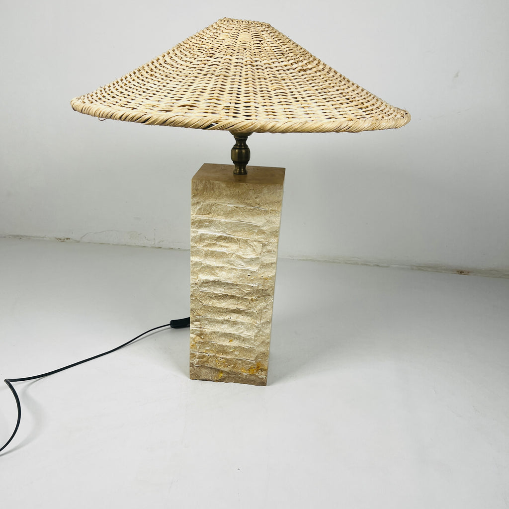 Travertine Elysian Lamp