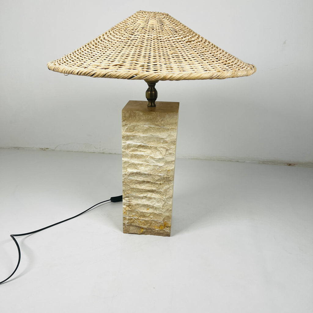 Travertine Elysian Lamp