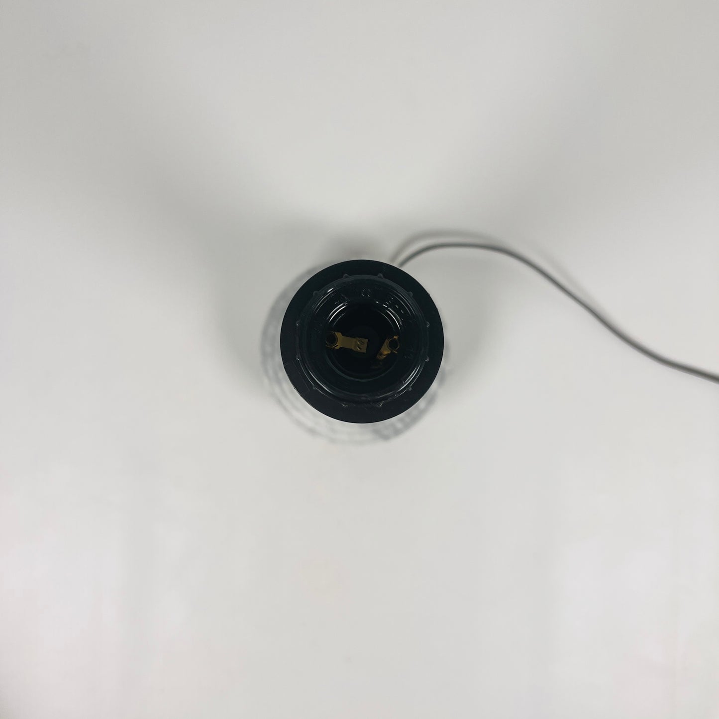 Bulged Striated Lamp - Gray
