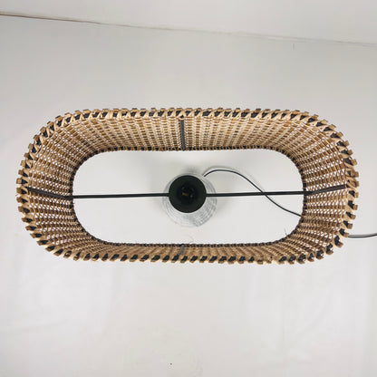 Bulged Striated Lamp - Gray