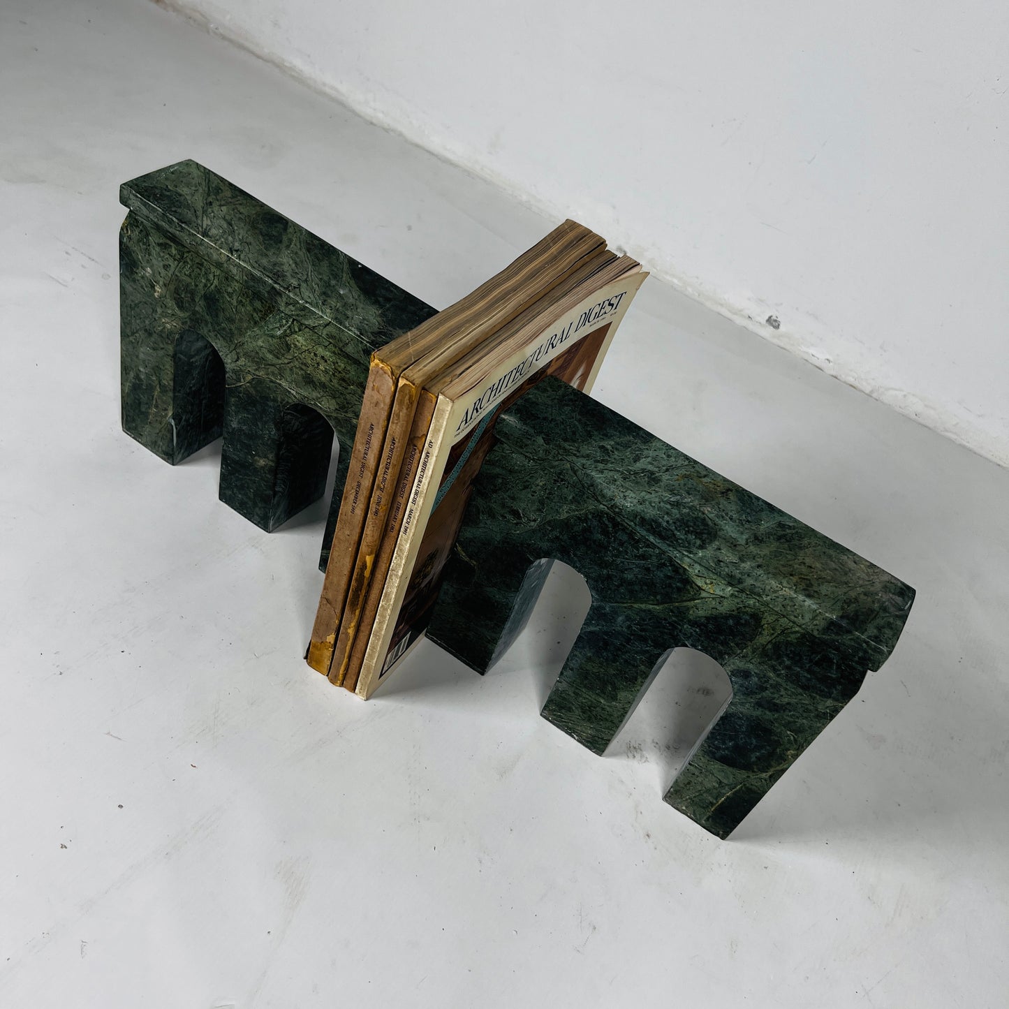 Bridge Bookends Pair - Green