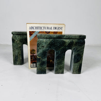 Bridge Bookends Pair - Green