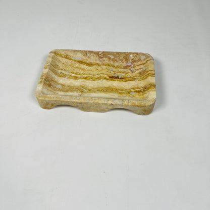 Travertine Luxe Tray