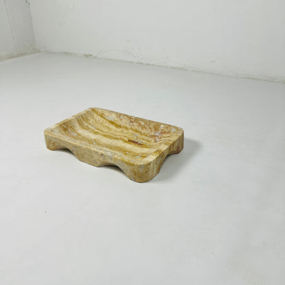 Travertine Luxe Tray