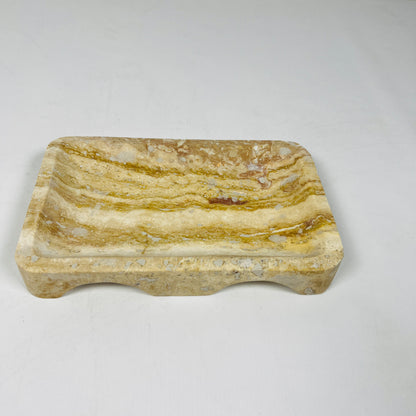Travertine Luxe Tray