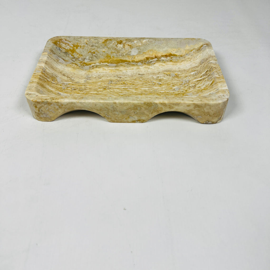 Travertine Luxe Tray