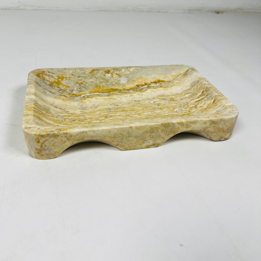 Travertine Luxe Tray