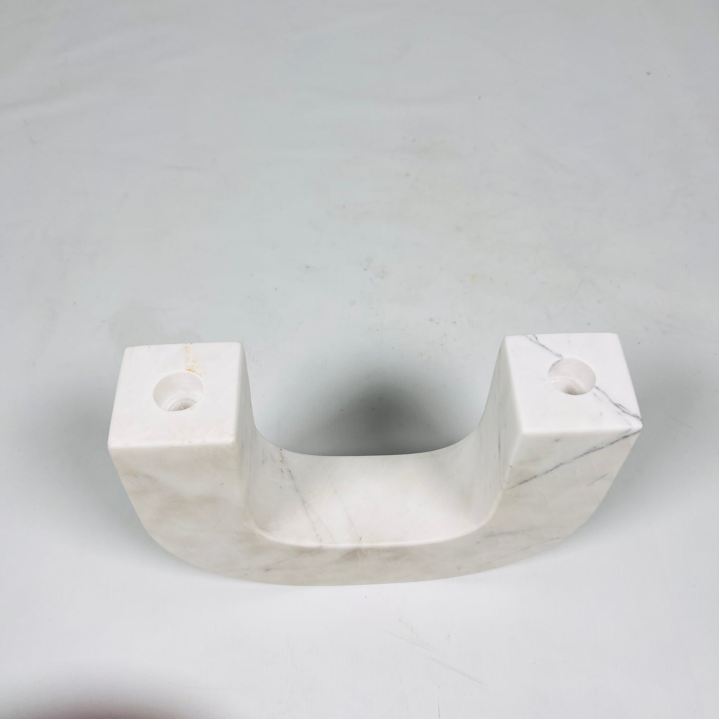 U-Shape Candle Stand - White