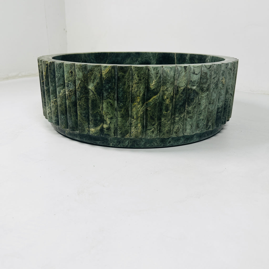 Jungle Green Marble Sink