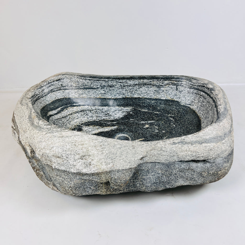 White Current River Stone Sink