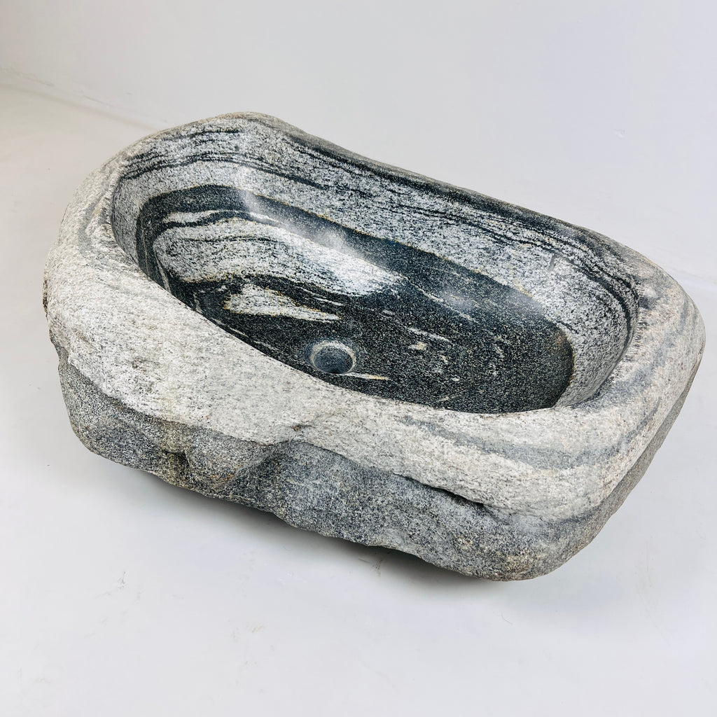 White Current River Stone Sink