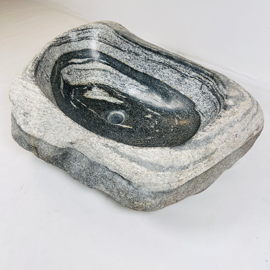 White Current River Stone Sink