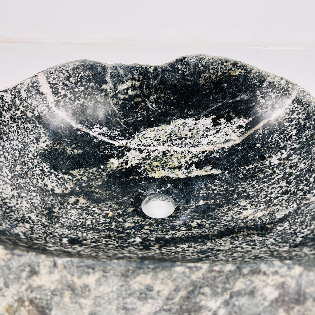 Charcoal River Stone Sink