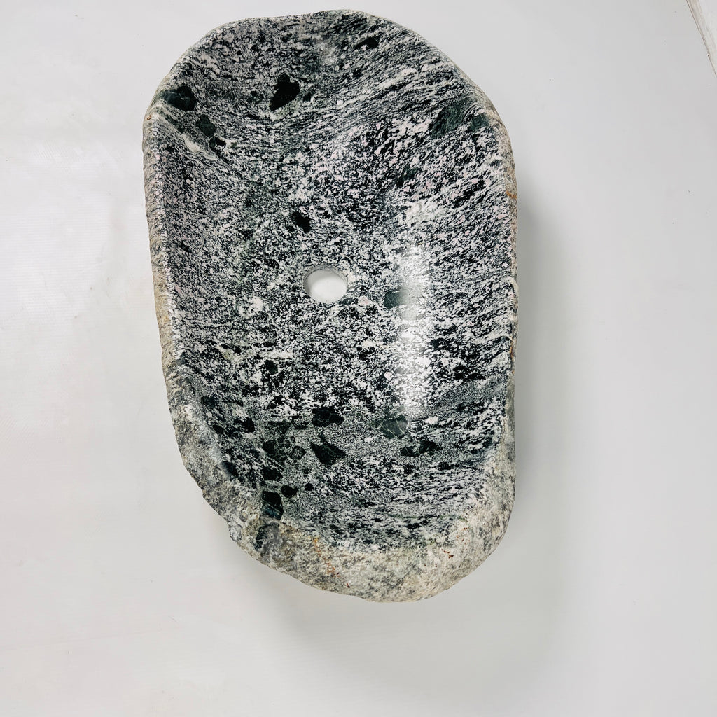 Grey Bloched River Stone Sink